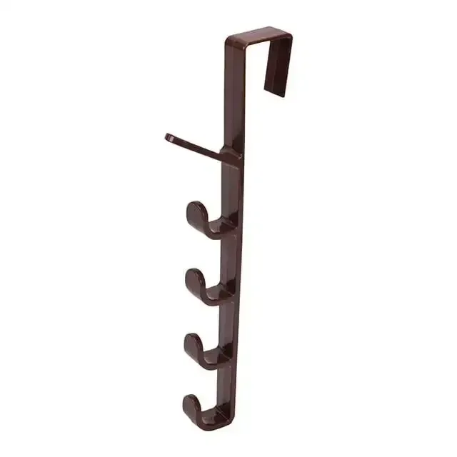 Porte-manteau et étagère de rangement à suspendre pour porte d'armoire, placard et dortoir 9