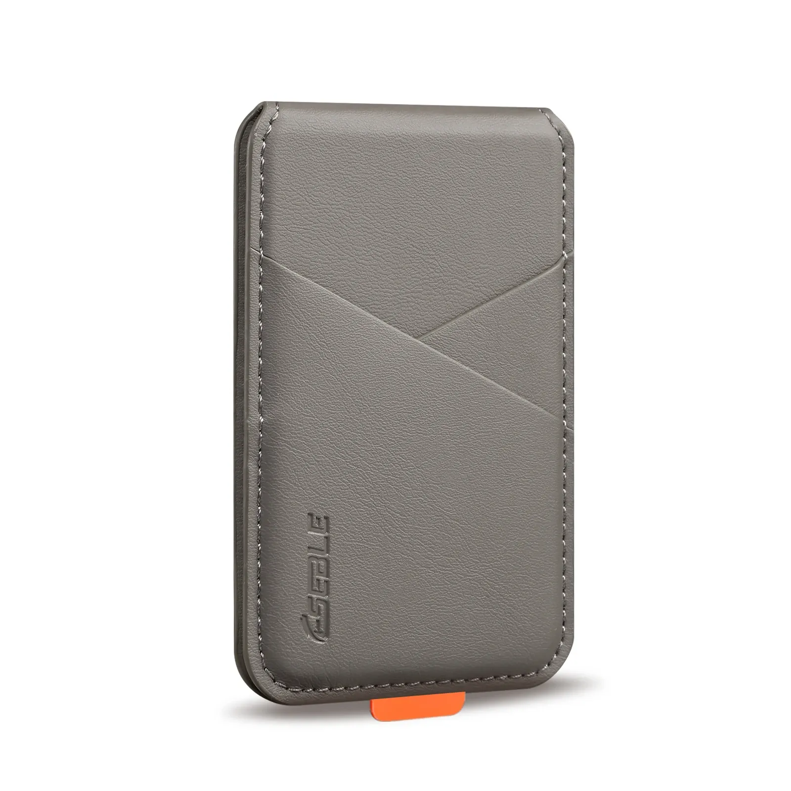 Porte-cartes magnétique en cuir PU, détail des cartes