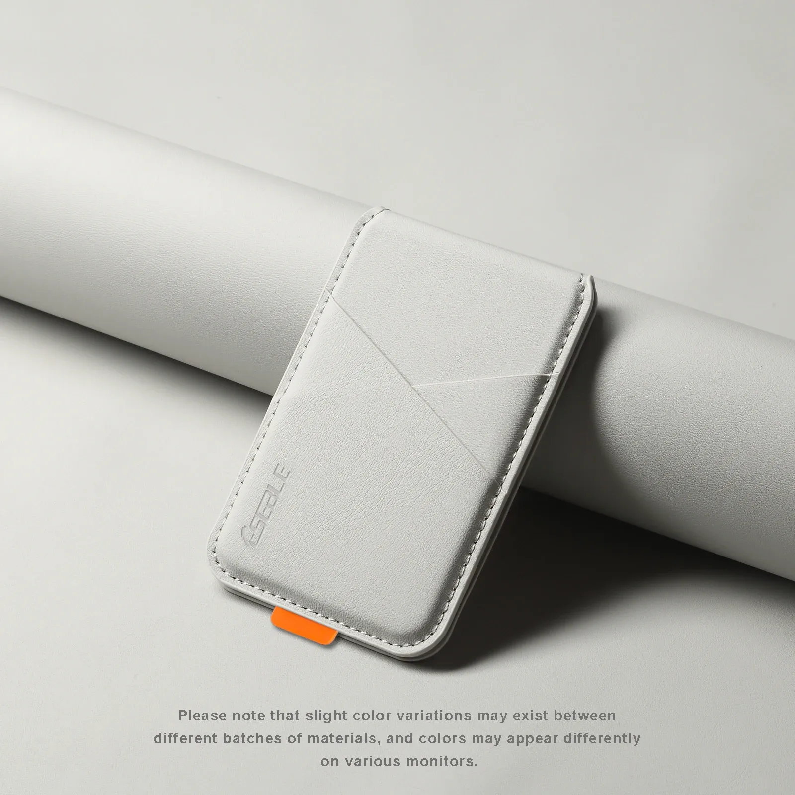 Porte-cartes magnétique en cuir PU, finition