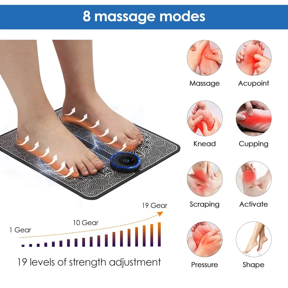 Réglages de massage personnalisables