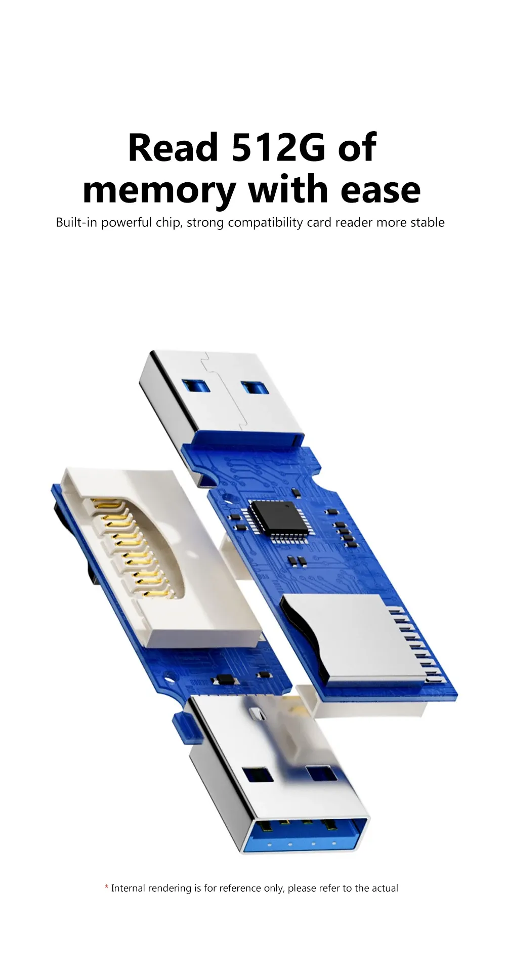 Lecteur de cartes USB 2-en-1 - vue 5