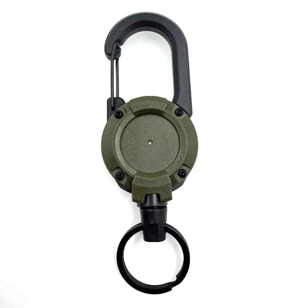 Porte-clés rétractable avec mousqueton robuste pour sacs de plein air 8