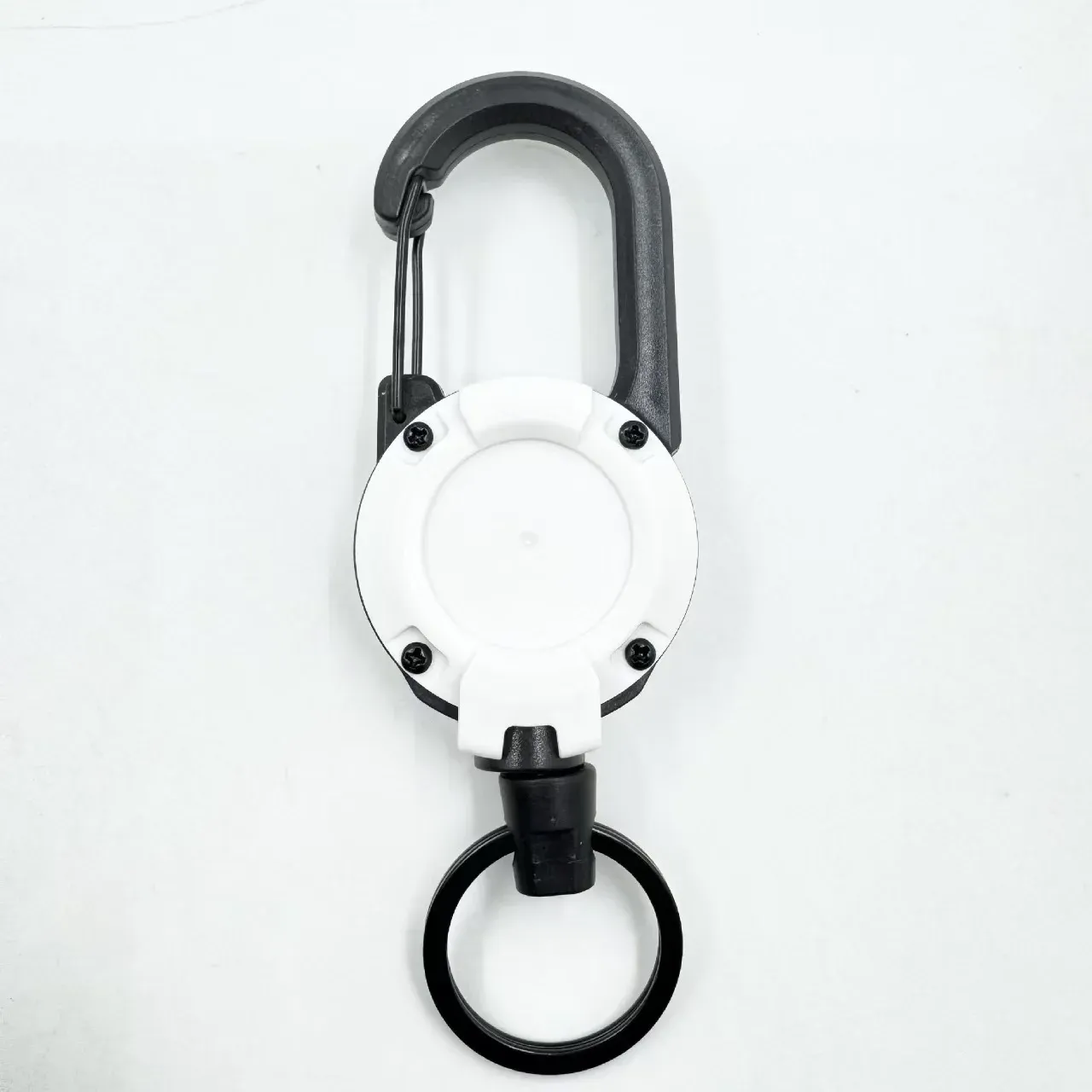 Porte-clés rétractable avec mousqueton robuste pour sacs de plein air 9