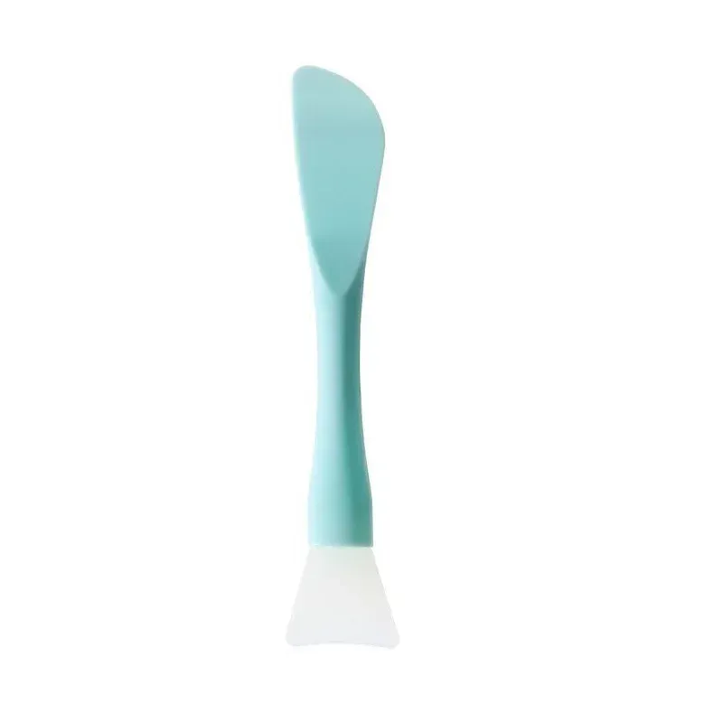 Brosse à masque facial en silicone, détail de la tête souple