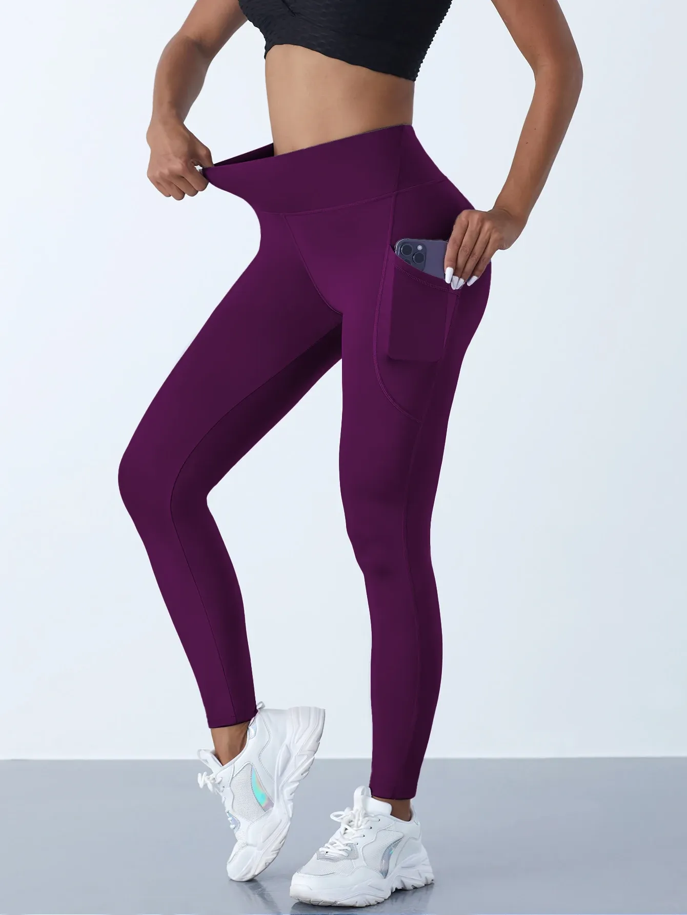 Leggings de sport, vue de profil