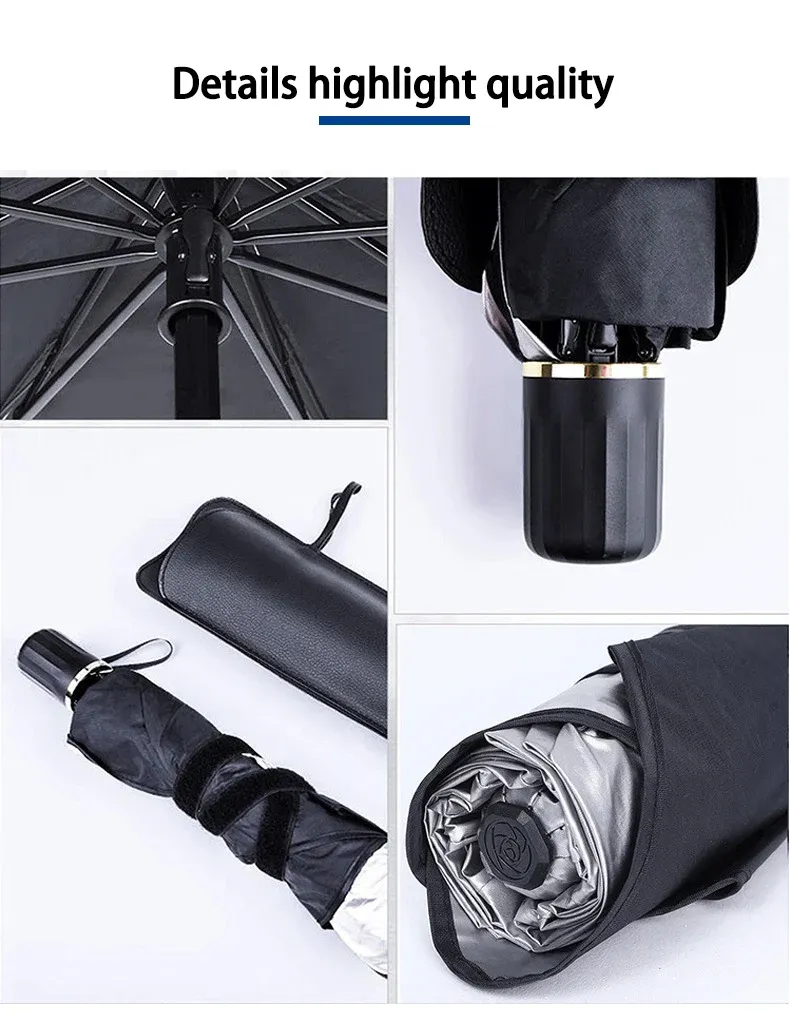Parasol de voiture premium, rangement