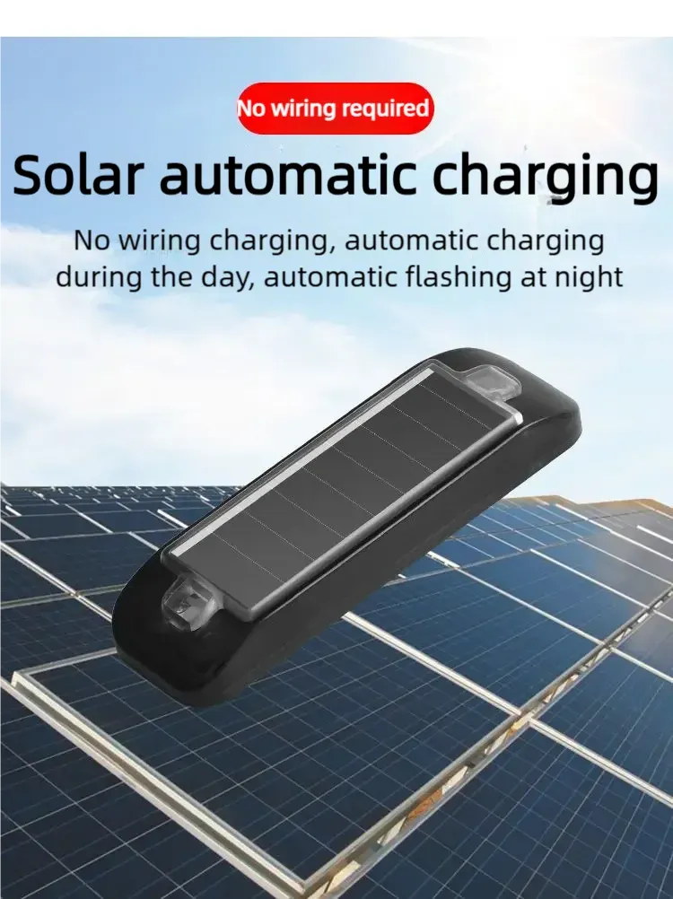 Voyant antivol solaire vue rapprochée