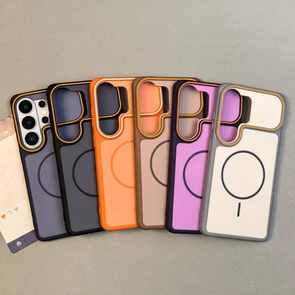 Vue d'ensemble de la coque en silicone givré de luxe