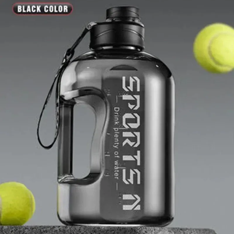 Bouteille d'eau de sport 1,7 L / 2,7 L / 4 L / 5 L, grande capacité et portable, pour salle de sport, cyclisme et camping, idéale pour le fitness 8