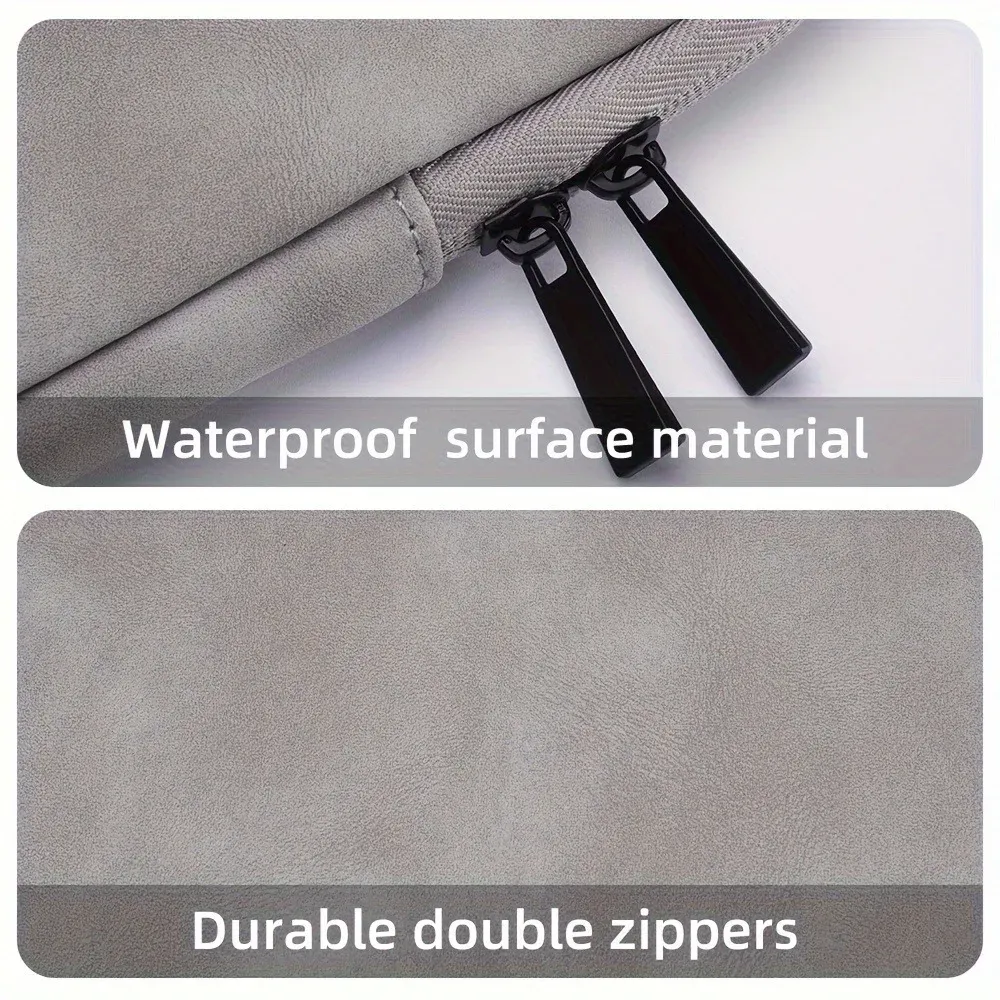 Housse de protection en cuir PU pour ordinateur portable 11, 13, 14 et 15 pouces, pochette fine et légère pour MacBook 4