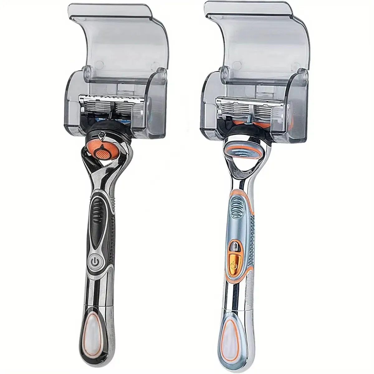 Support de rasoir adhésif étanche et anti-poussière pour salle de bain, support mural de douche compatible rasoirs Gillette - Image 1