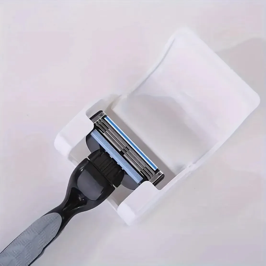 Support de rasoir adhésif étanche et anti-poussière pour salle de bain, support mural de douche compatible rasoirs Gillette 6