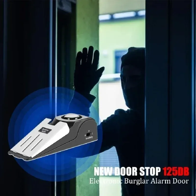 Alarme de cale de porte en situation d'utilisation