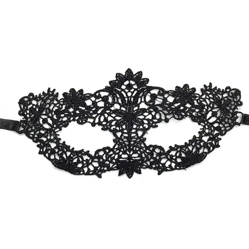 Masque vénitien noir sexy pour homme et femme, demi-masque de bal masqué pour couple, accessoire de cosplay pour Halloween et carnaval 8