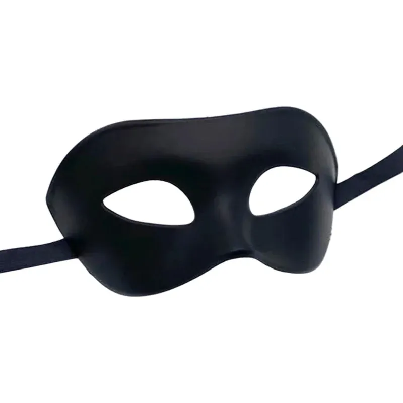 Masque vénitien noir sexy pour homme et femme, demi-masque de bal masqué pour couple, accessoire de cosplay pour Halloween et carnaval 9