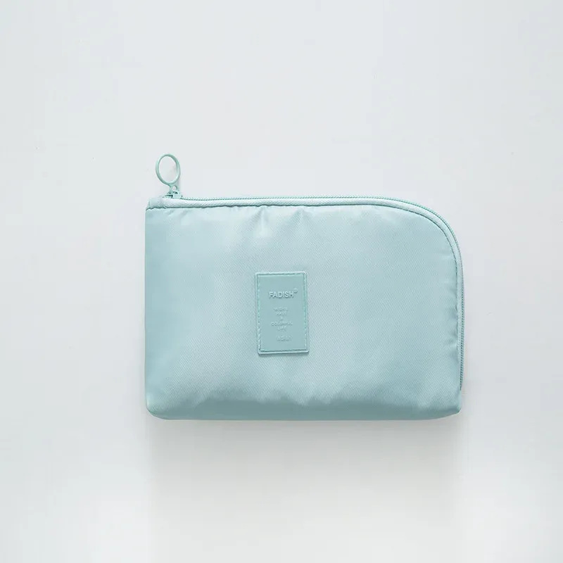 Sac de rangement pour câbles de voyage, trousse de maquillage étanche, étui pour appareils mobiles, organisateur de câbles de données et accessoires numériques 7