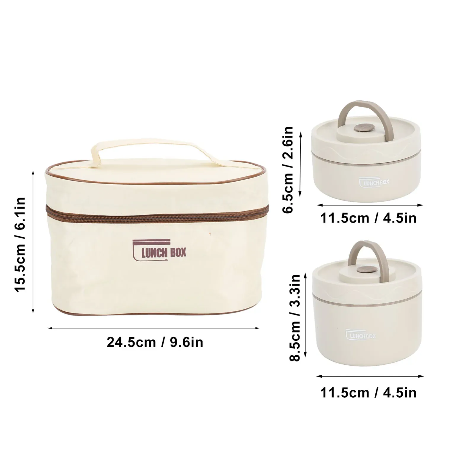 Sac thermique inclus avec la boîte à déjeuner