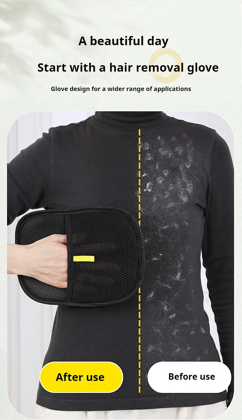 Nettoyage d'un tapis avec la brosse anti-poils
