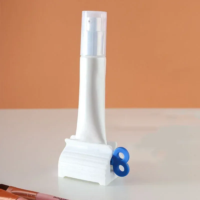 Presse-tube à dentifrice, support rotatif, distributeur de dentifrice mural pour salle de bains, accessoires ménagers 3