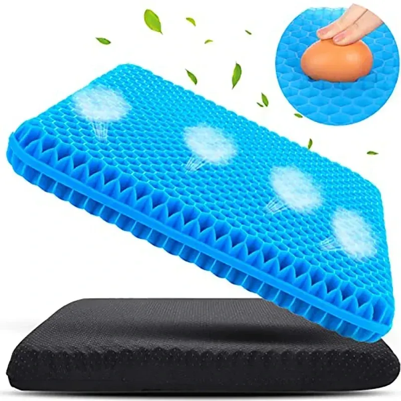 Coussin en gel nid d'abeille en situation