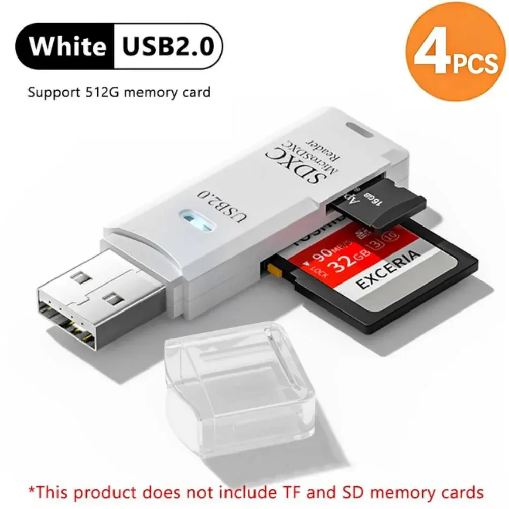 Lecteur de carte USB 3.0 multifonction 2 en 1 pour cartes MiniSD et TF, adaptateur pour ordinateurs portables 43