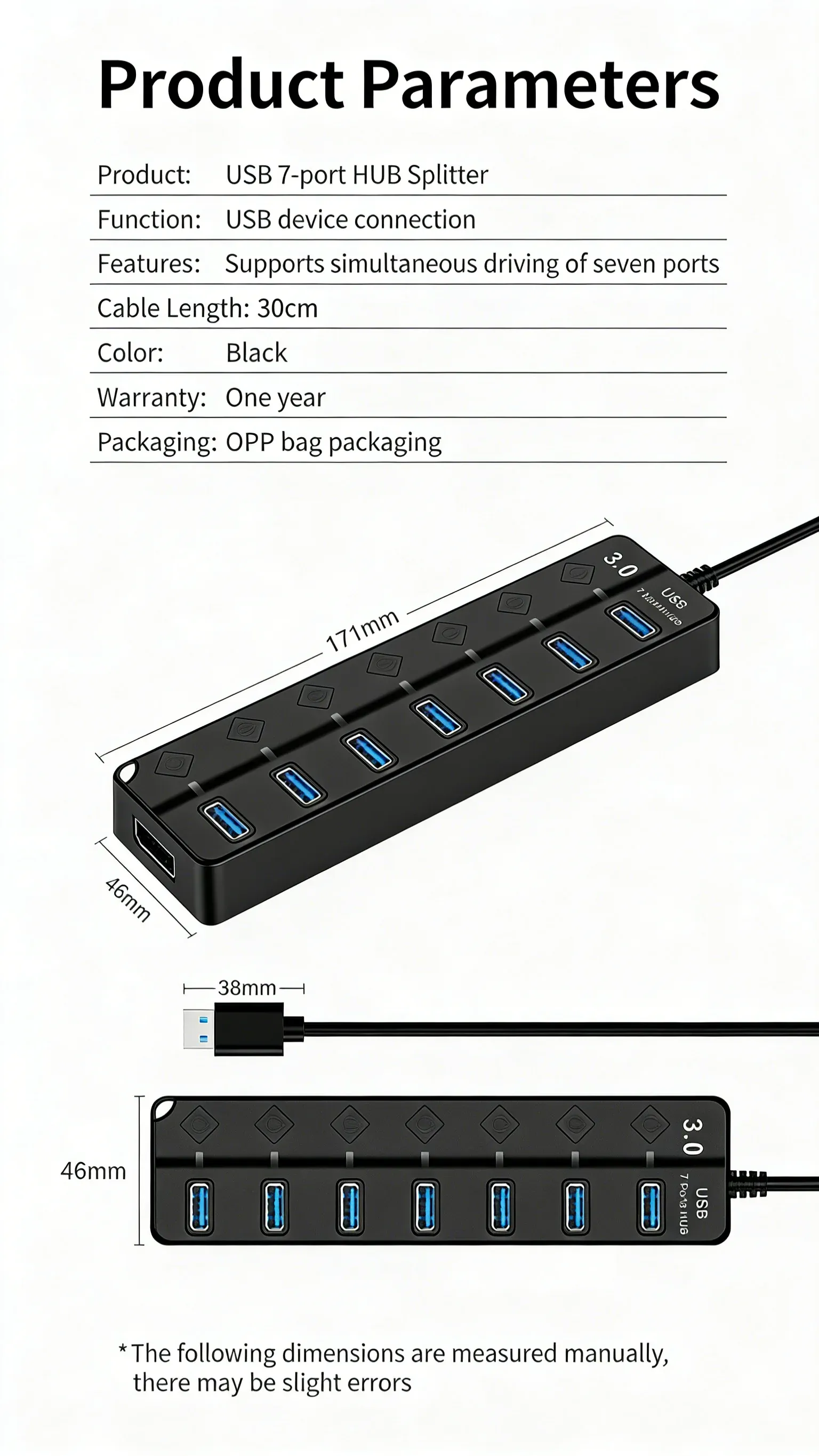 Hub USB dans son ensemble