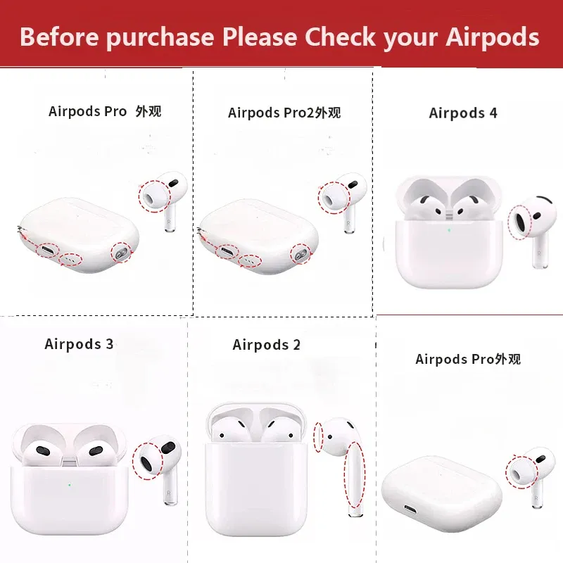 Étui magnétique pour AirPods Pro 3 vue d'ensemble