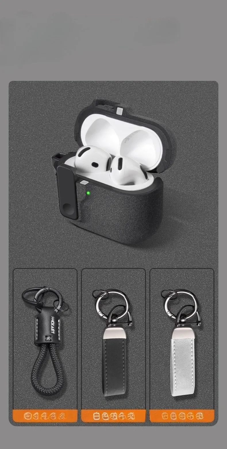 Étui magnétique AirPods Pro 3 avec crochet
