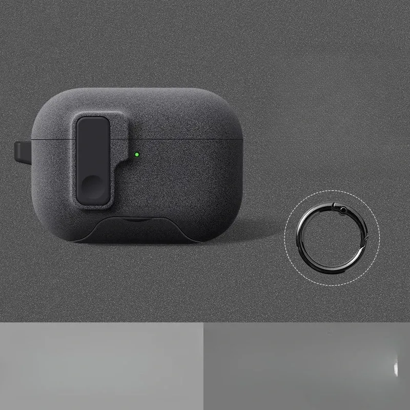 Étui magnétique à verrouillage automatique pour AirPods Pro 3 avec crochet 11