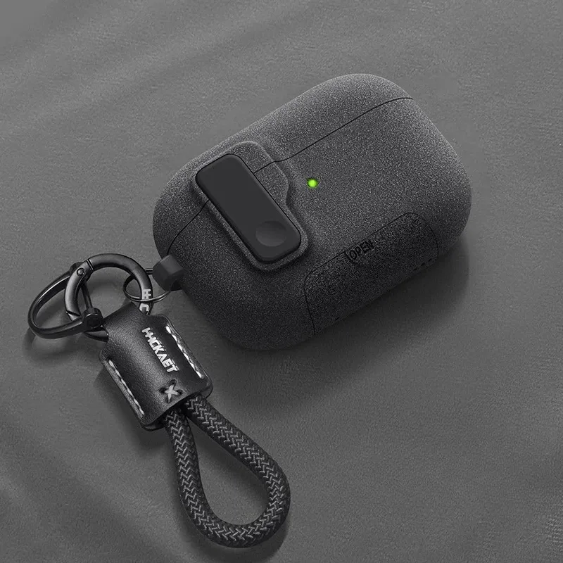 Étui magnétique à verrouillage automatique pour AirPods Pro 3 avec crochet 7