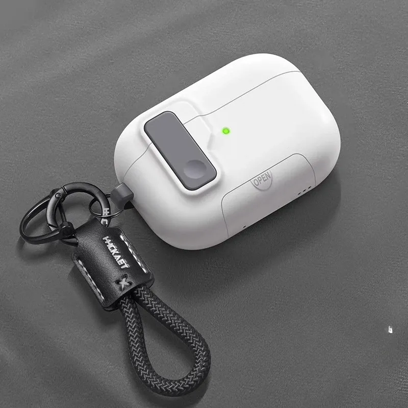 Étui magnétique à verrouillage automatique pour AirPods Pro 3 avec crochet 8