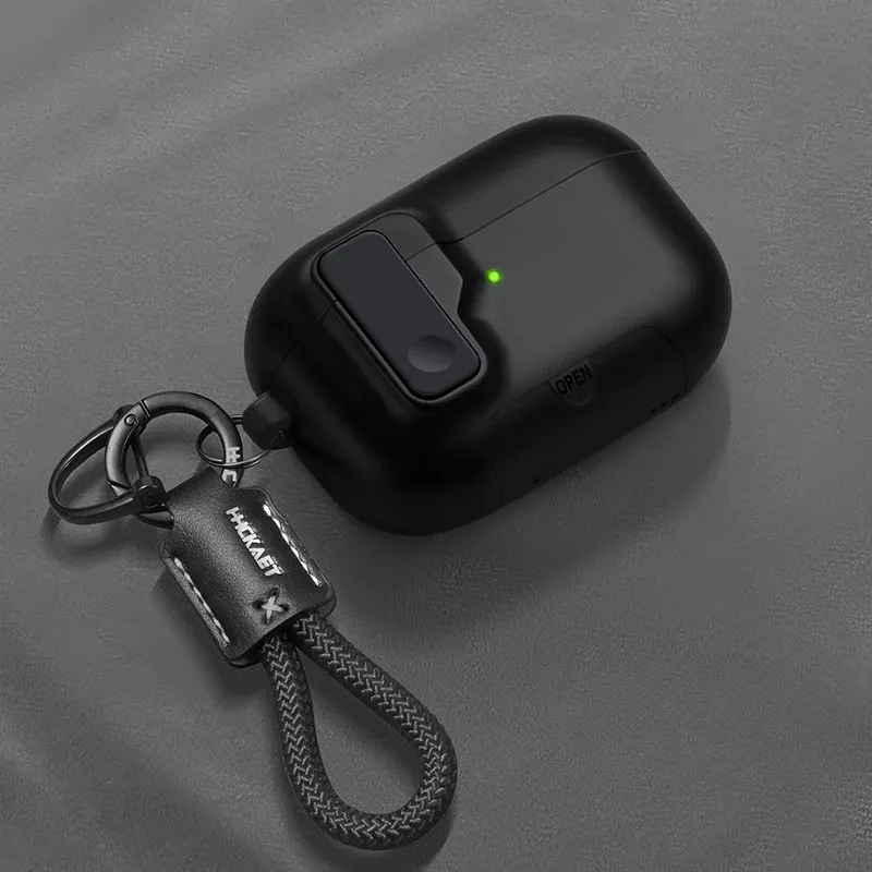 Étui magnétique à verrouillage automatique pour AirPods Pro 3 avec crochet 9