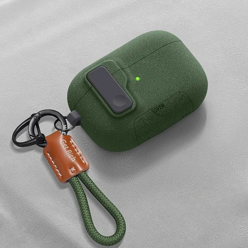 Étui magnétique à verrouillage automatique pour AirPods Pro 3 avec crochet 13