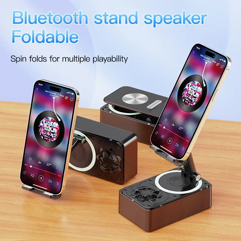 Haut-parleur Bluetooth pliable en situation