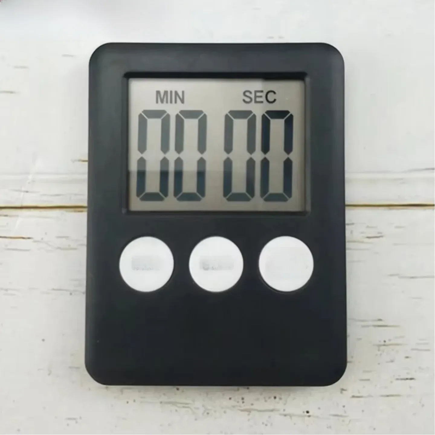 Minuteur de cuisine électronique multifonction avec écran LCD et chronomètre, format compact pour le sport, la pâtisserie et la cuisine