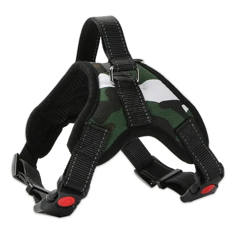 Harnais pour chien en nylon à dégagement rapide, respirant et réglable, idéal pour l'extérieur 3