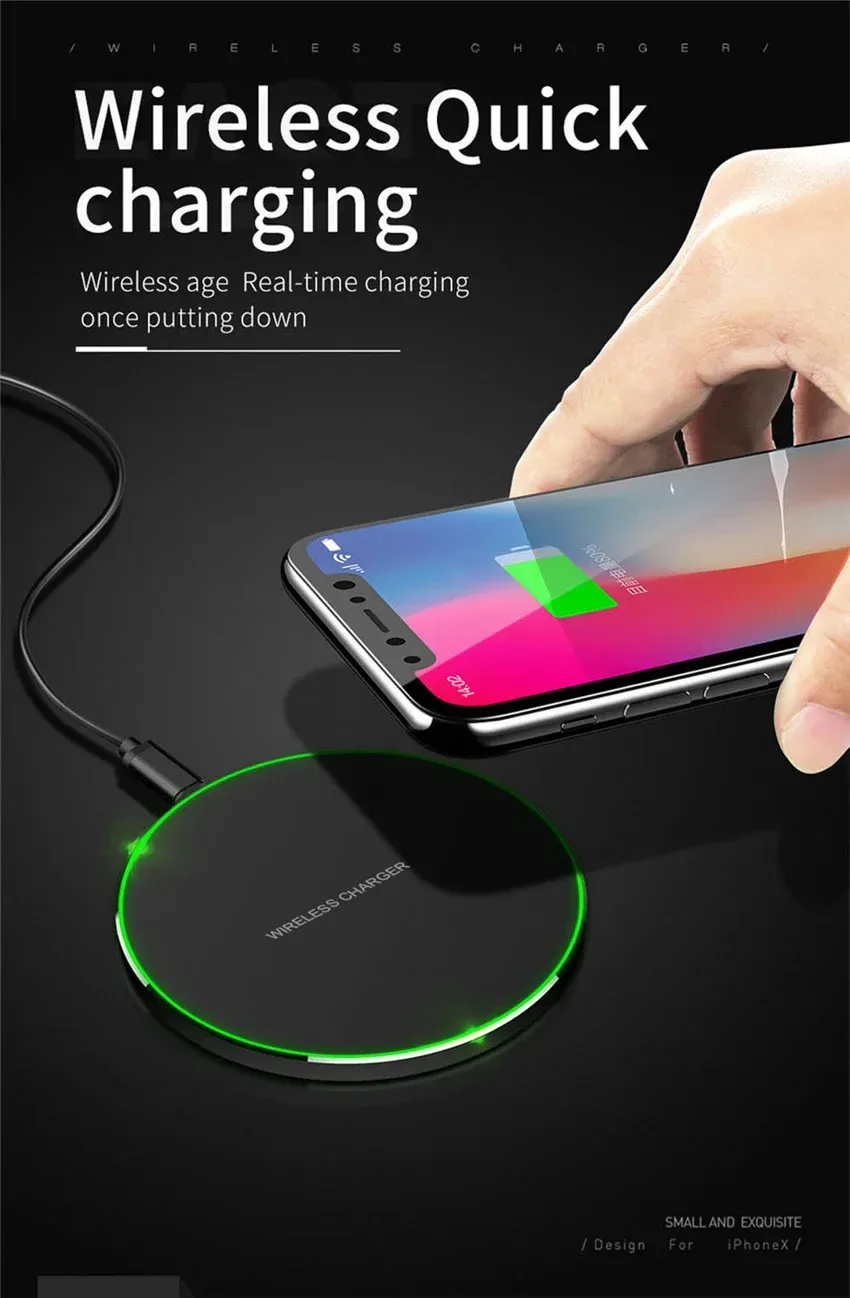Chargeur sans fil rapide, vue d'ensemble du design
