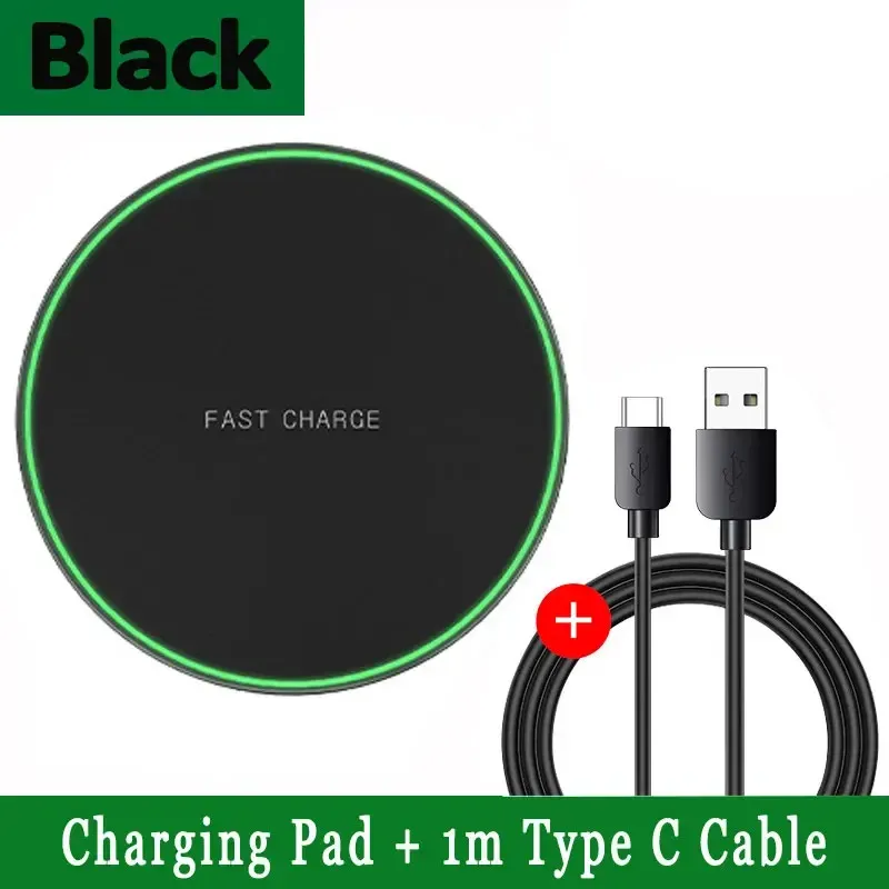 Chargeur sans fil rapide 100 W compatible iPhone (X à 15, Pro Max), Samsung Galaxy S23 et Xiaomi 13