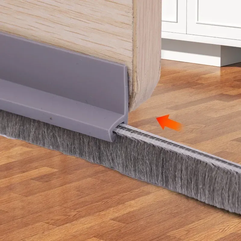 Vue rapprochée du balayage de porte