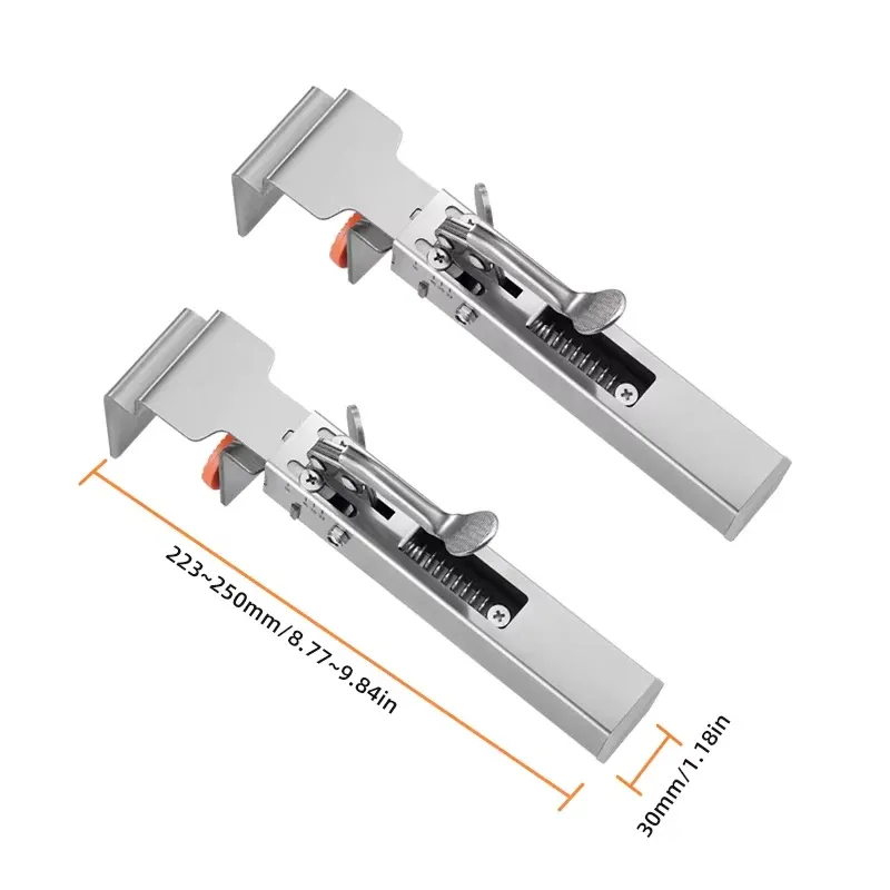 Clip de fixation pour façade de tiroir, pince réglable pour une installation précise et rapide 8