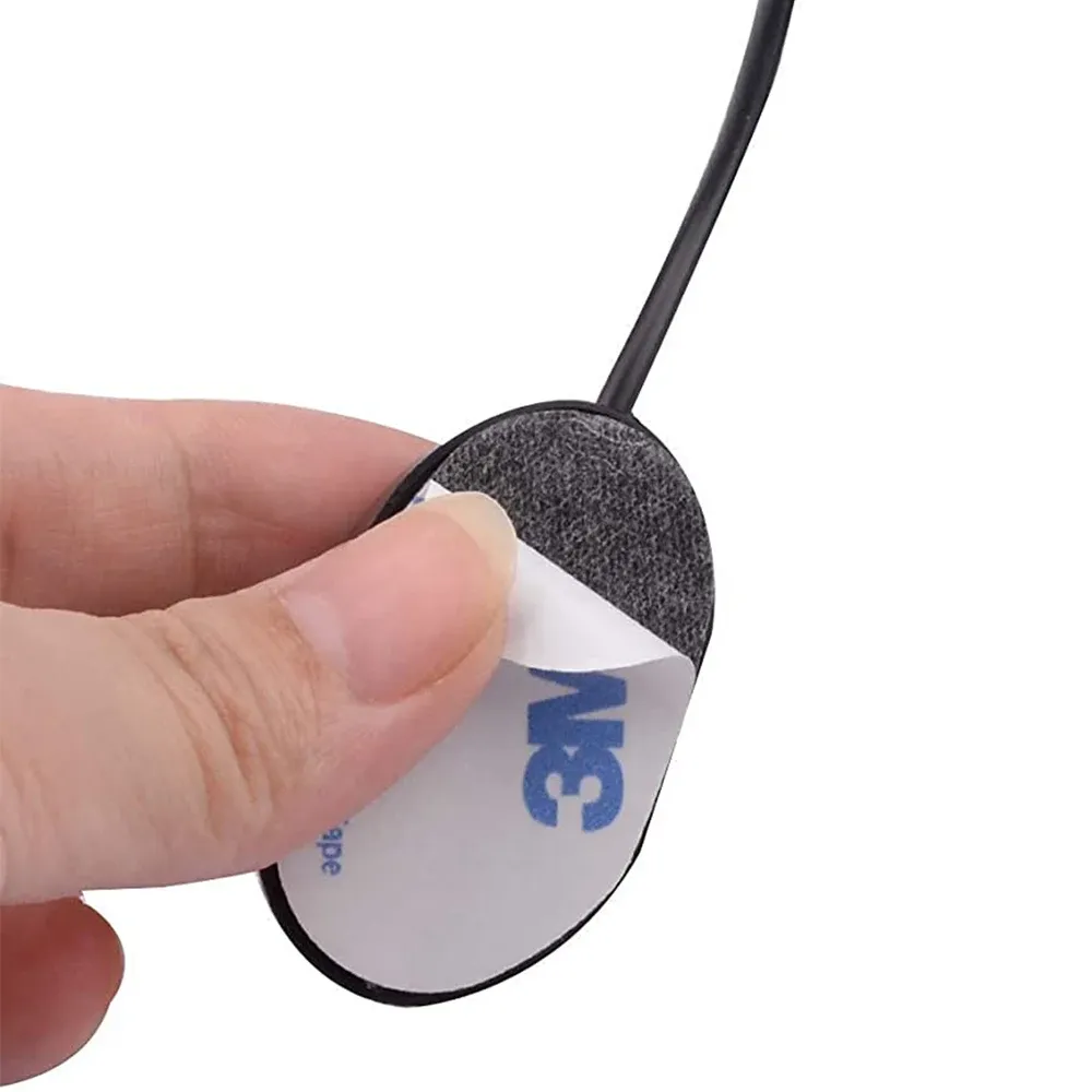 Microphone audio externe pour autoradio de véhicule, compatible unité principale stéréo Bluetooth, GPS et DVD, prise jack 3,5 mm 4