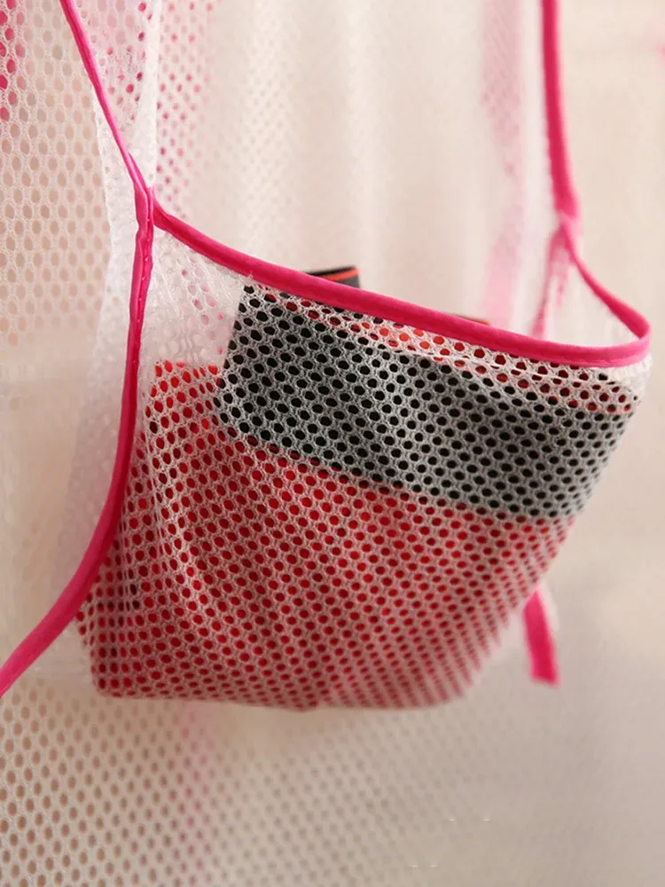Panier à linge avec couvercle et poignées