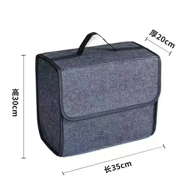 Boîte de rangement pour coffre de voiture, 1 pièce : sac pliable avec compartiments et poignée, pour SUV, berlines et utilitaires, tissu durable 10