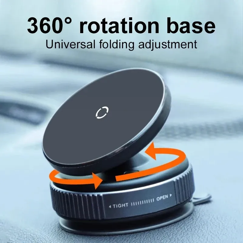 Support magnétique pour téléphone de voiture, vue latérale