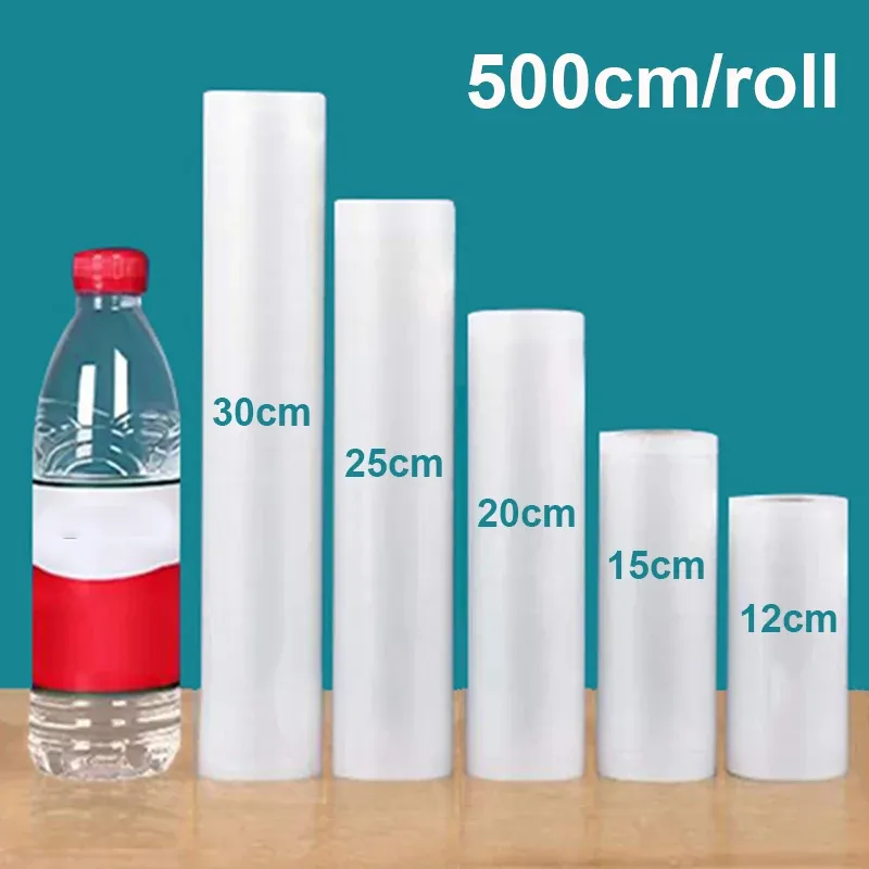 Rouleau de sacs pour machine sous vide, 500 cm, sacs sous vide pour aliments 6