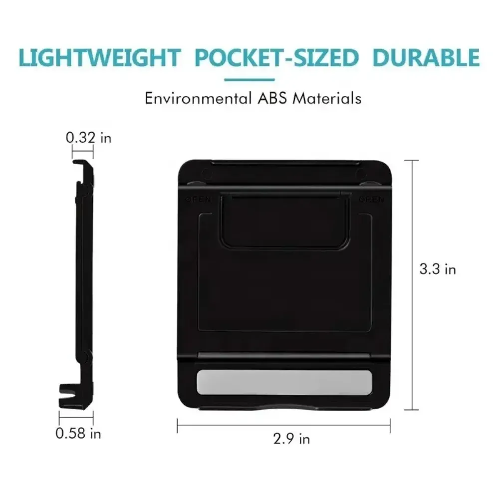 Support de téléphone réglable pour bureau, support universel pliable pour iPad, iPhone, Samsung, Xiaomi et Huawei 3