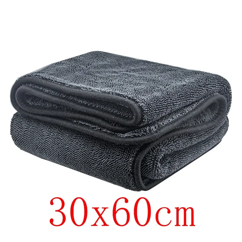 Grande serviette en microfibre pour lavage de voiture, chiffon de nettoyage et de séchage, pour soins de voiture, très absorbante 13