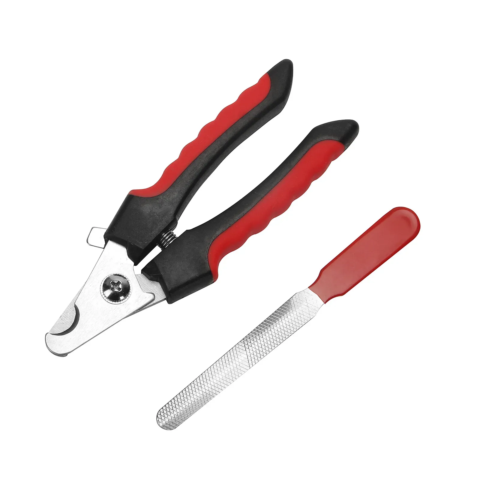 Ciseaux coupe-ongles ergonomiques en acier inoxydable pour animaux de compagnie, chiens et chats 3