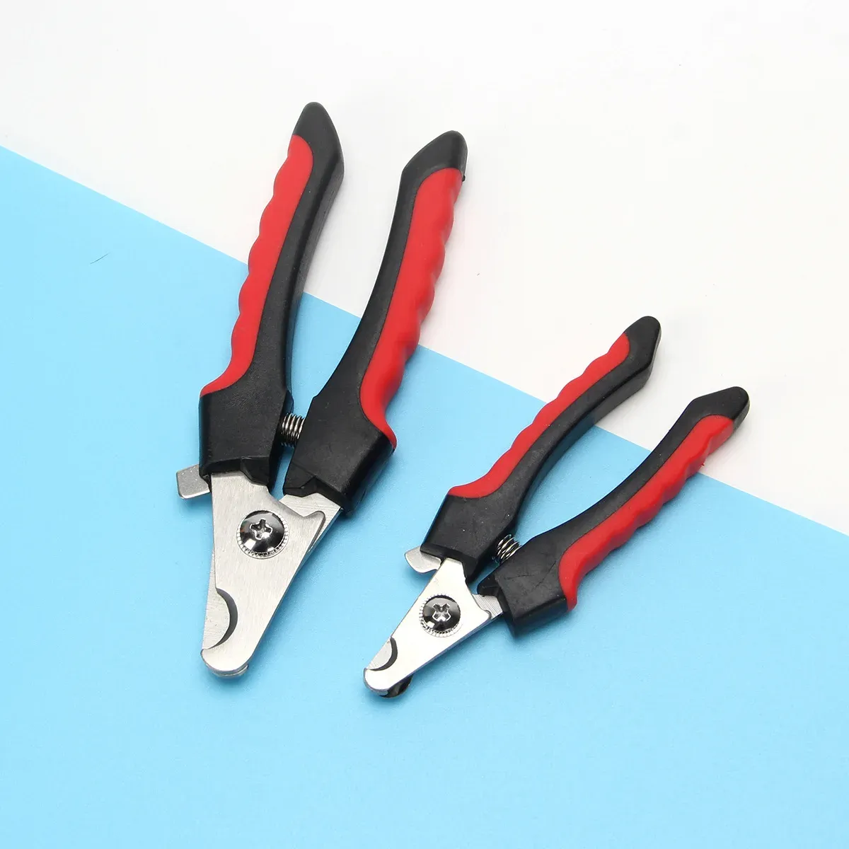 Ciseaux coupe-ongles ergonomiques en acier inoxydable pour animaux de compagnie, chiens et chats 4