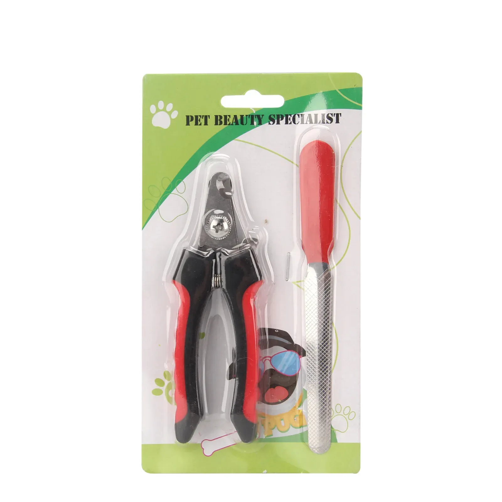 Ciseaux coupe-ongles ergonomiques en acier inoxydable pour animaux de compagnie, chiens et chats 5